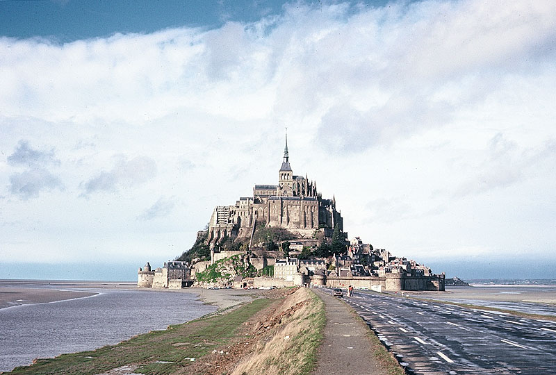 Mont St. Michel in Sunlight