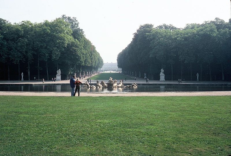 View of Gardens & Grand Canal at Versailles