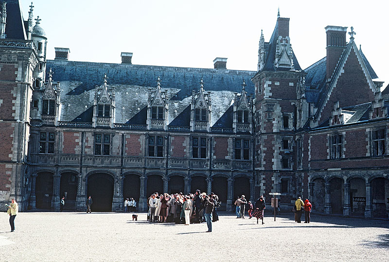 Courtyard of Chateau de Blois