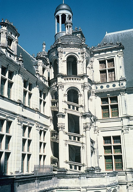 Double Staircase at
Chateau de Chambord
